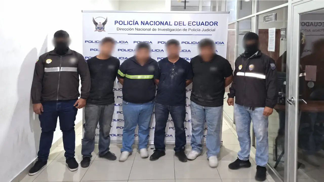 Policía neutraliza banda de asaltantes en en la vía Cerecita – Progreso, Guayaquil