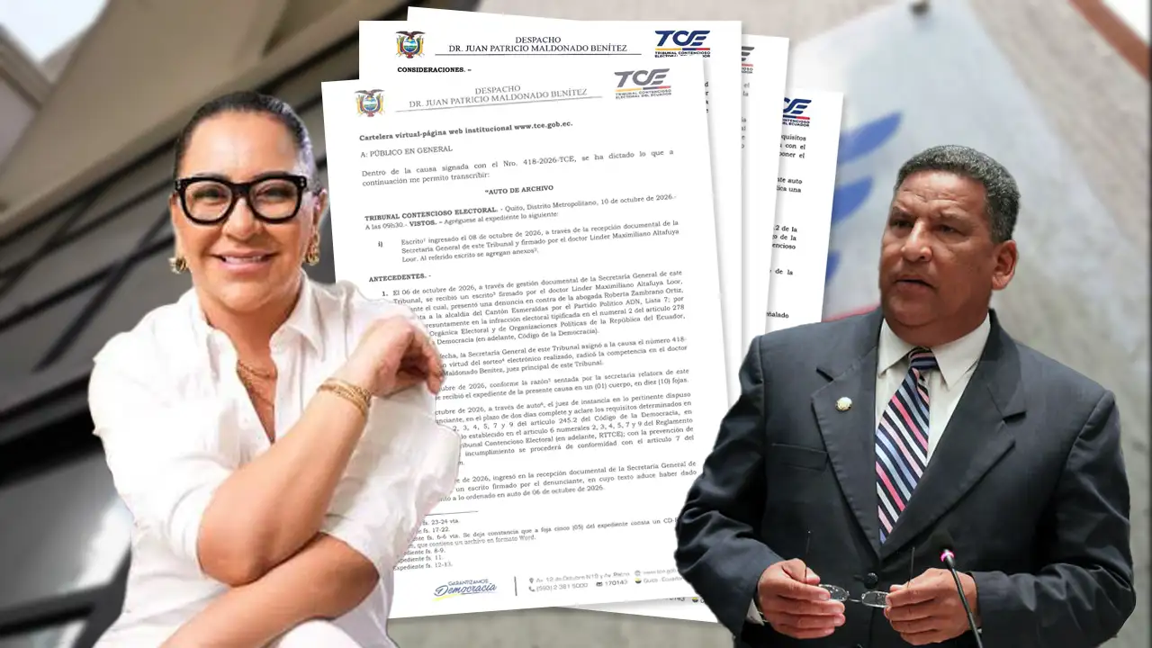 Archivo de causa electoral contra Roberta Zambrano por deficiencias procesales