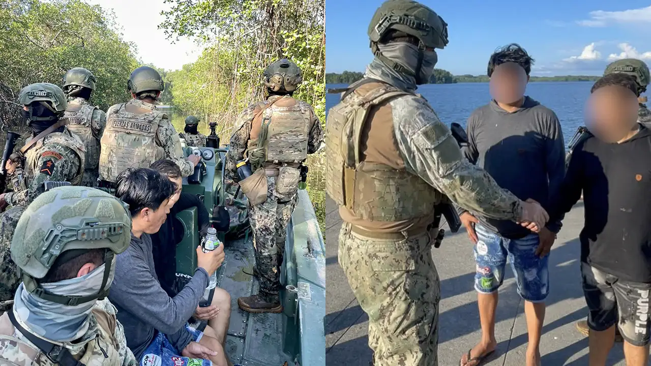 Armada del Ecuador libera a dos secuestrados en Tambillo, San Lorenzo