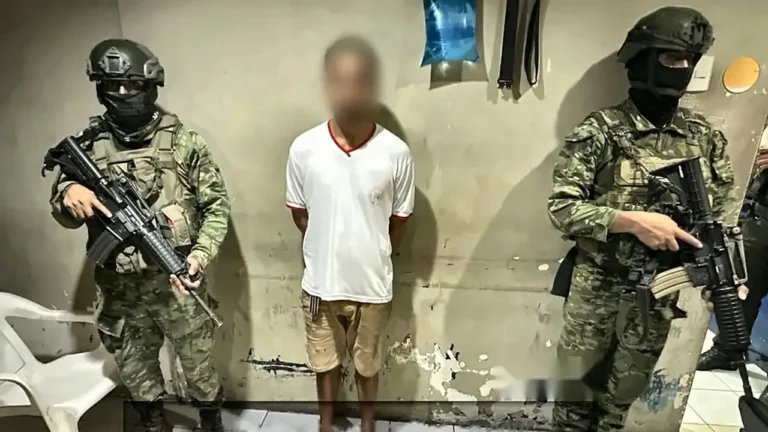 Capturan a alias "Volt" presunto cabecilla de "Los Choneros" en Babahoyo