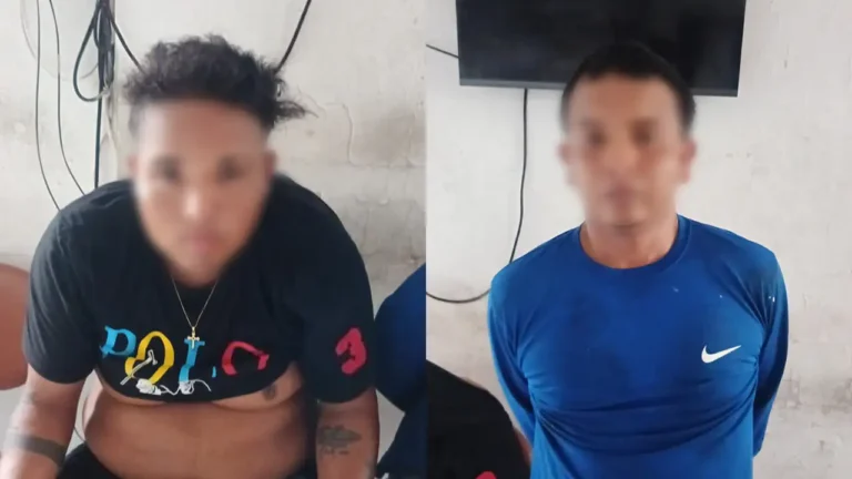 Capturan a dos sospechosos de robo en Guayacanes, noroeste de Guayaquil