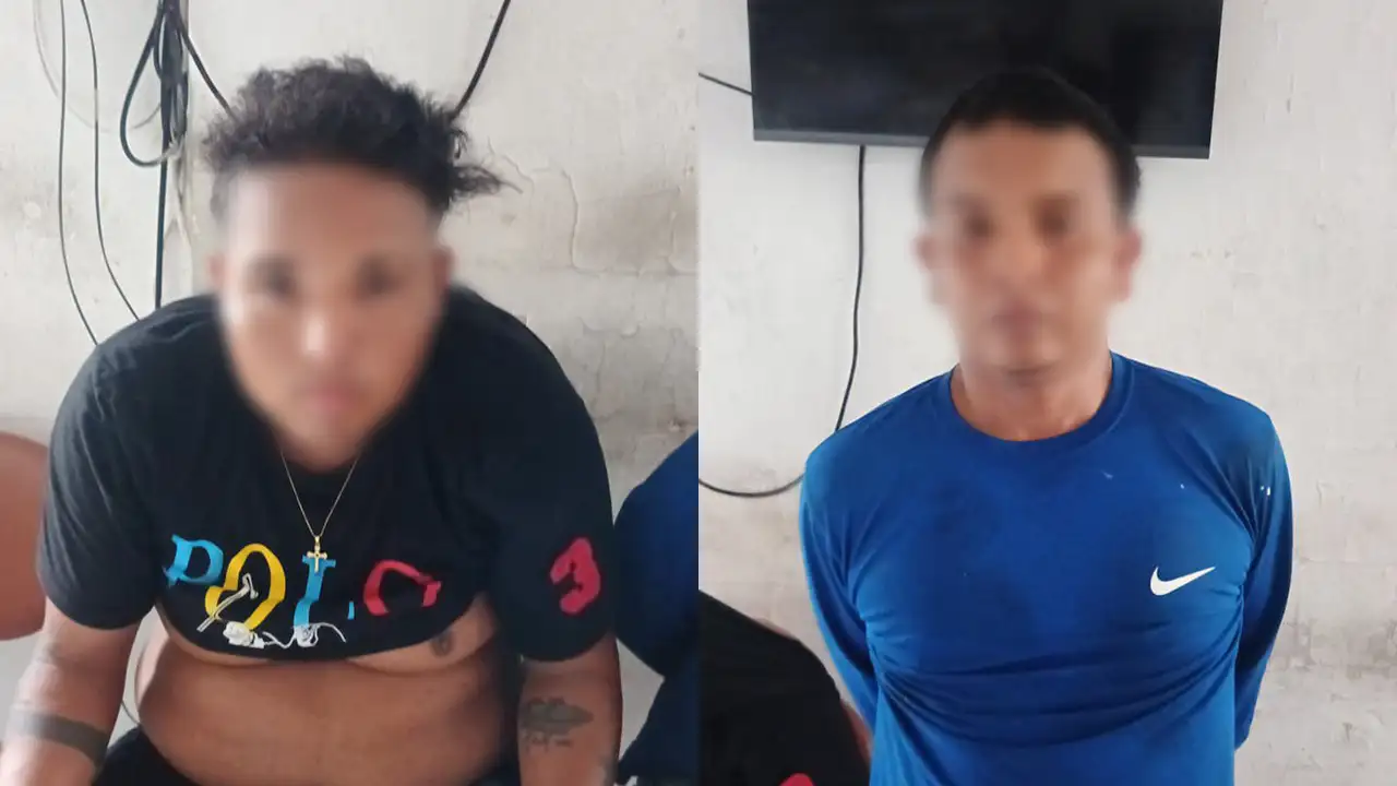 Capturan a dos sospechosos de robo en Guayacanes, noroeste de Guayaquil
