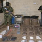 Incautan droga y equipo en laboratorio clandestino de "Los Choneros" en El Empalme