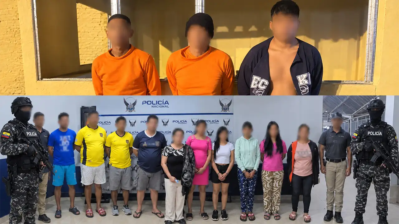 Operativo Fénix 0547 desarticula de red de extorsión y detiene a 13 personas