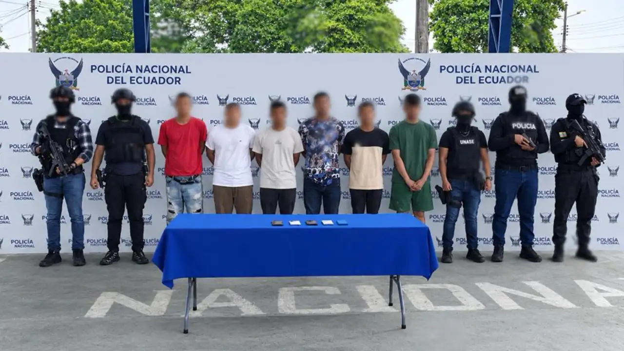 Operativo Libertad 1175 deja seis detenidos y una víctima rescatada en Esmeraldas