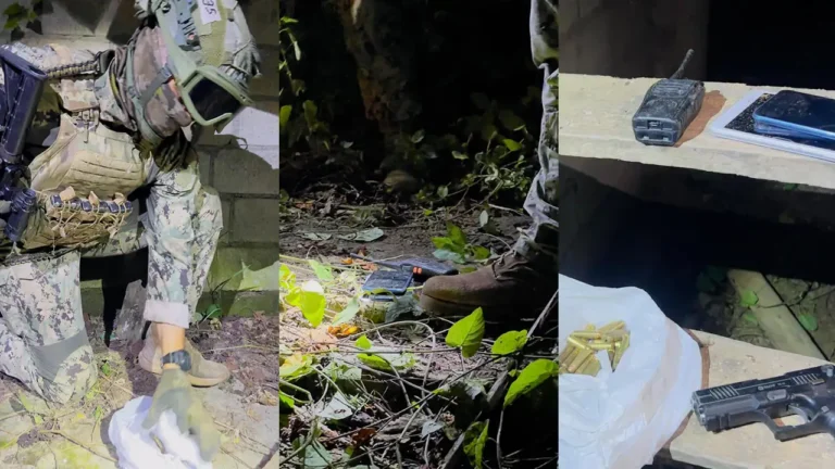 Operativo militar deja varios indicios incautados en el sector Isla Luis Vargas Torres