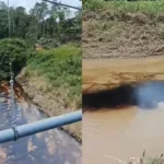 Situación controlada tras derrame de petróleo en el río Cupa, Quinindé